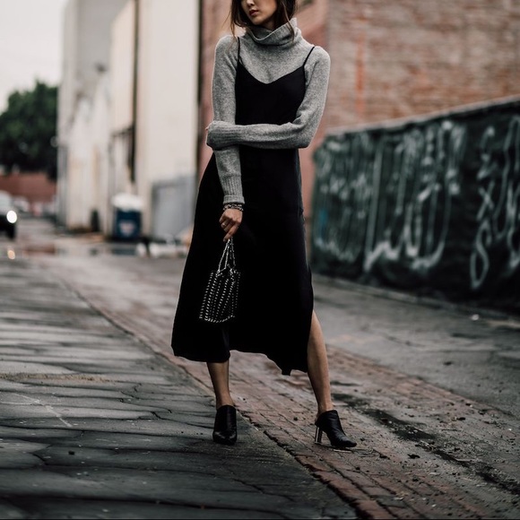 NWT Zara Satin Asymmetrical Dress - Picture 10 of 15